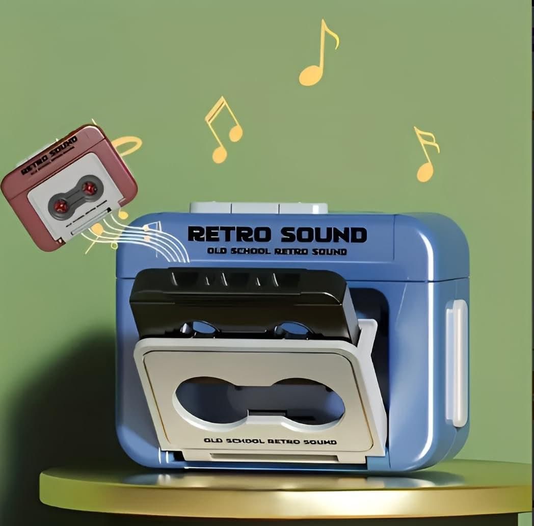 RetroSound™ – Mini Cassette Keychain with Voice Recorder