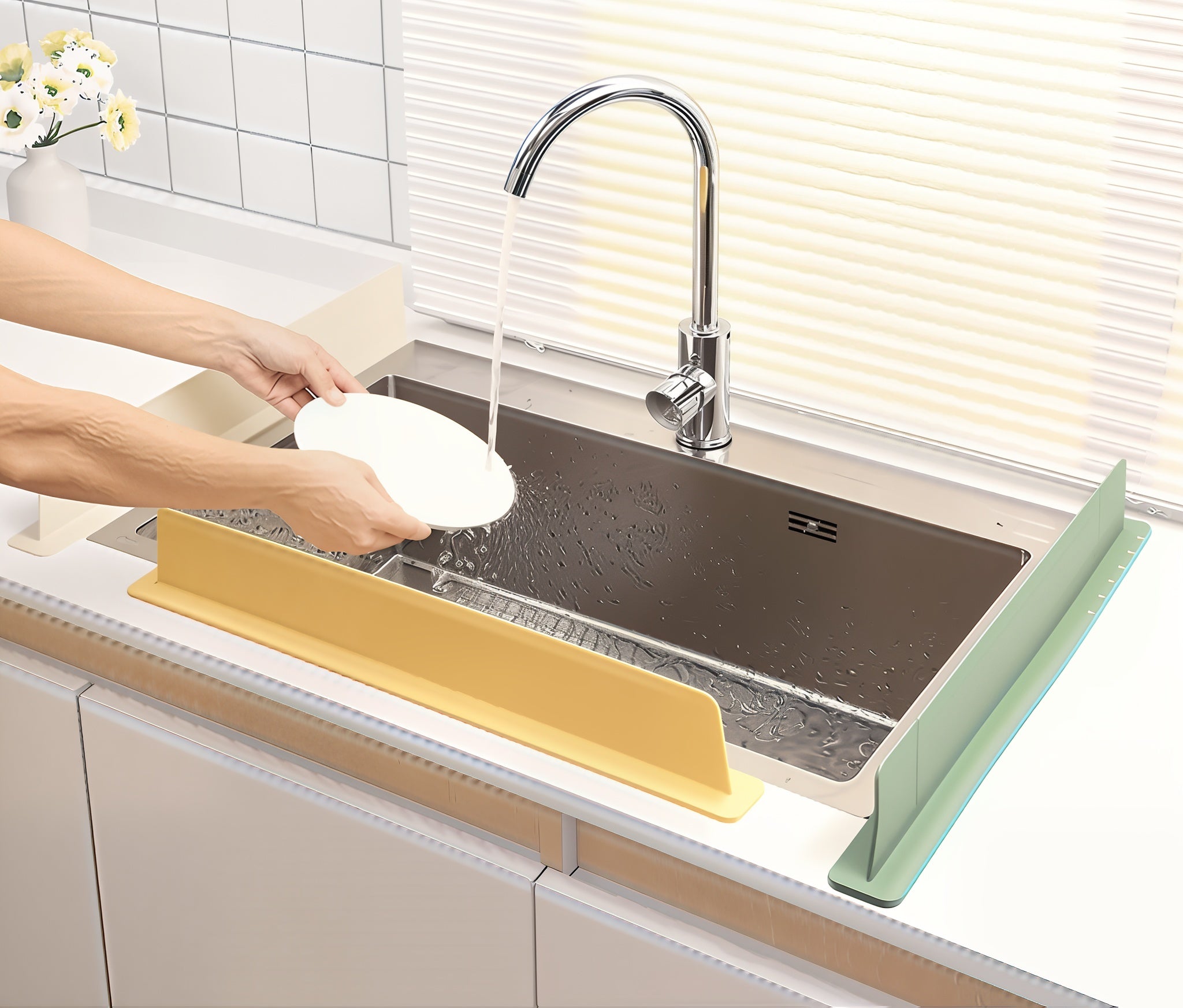 SplashSeal™ – Flexible Silicone Sink Splash Guard