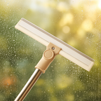 FlexiSweep™ – 180° Silicone Floor Squeegee with Adjustable Handle